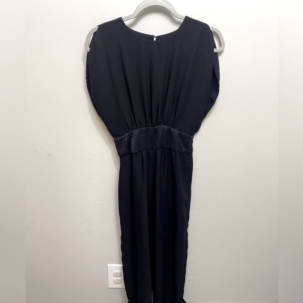 Zara Basic Elegant Black Women's Romper Jumpsuit
